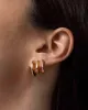 Toni Hinged Hoop Earrings I Small sold by Blue Ruby