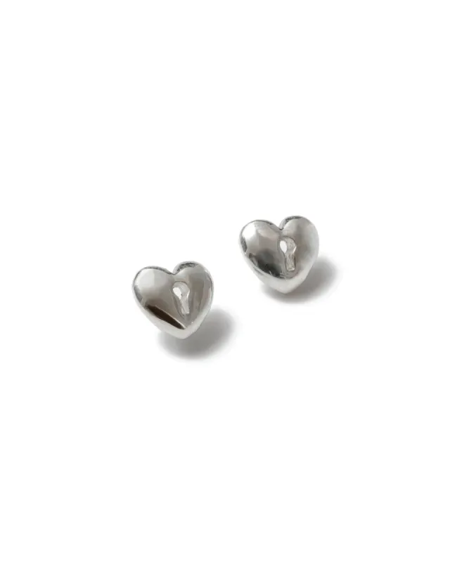 Heartlock Studs sold by Blue Ruby