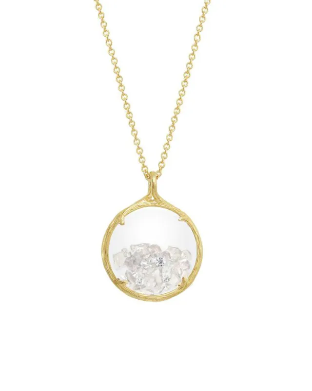 Birthstone Shaker Necklace I Small sold by Blue Ruby