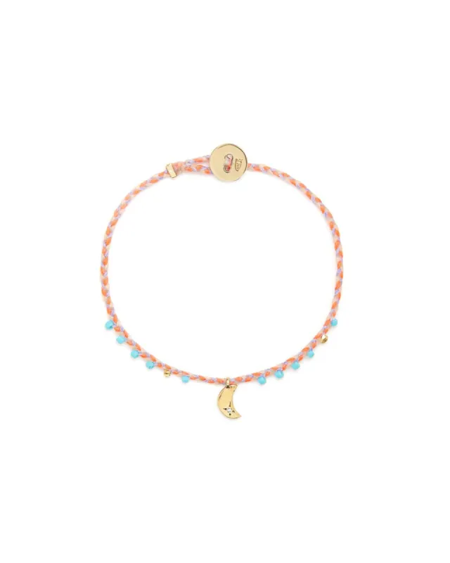 Diamond Moon Charm Bracelet sold by Blue Ruby