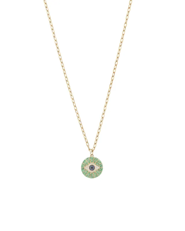 Evil Eye Ray Cable Necklace sold by Blue Ruby