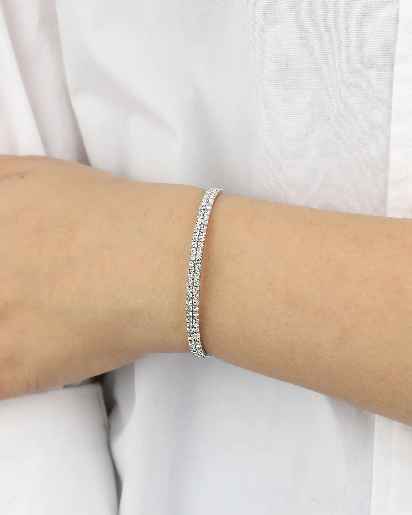 2 Row Crystal Wrap Cuff sold by Blue Ruby product image thumbnail 2