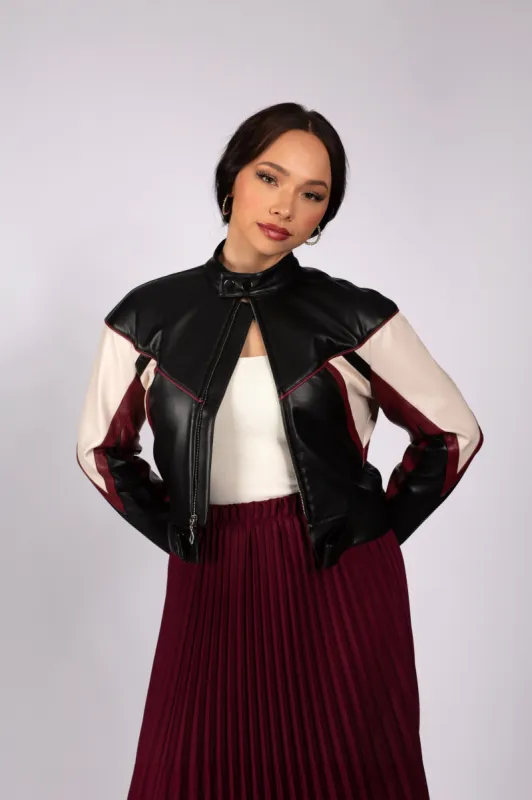 Alkaline Crop Racer Jacket (Pre-Sale) sold by Lesley Hampton