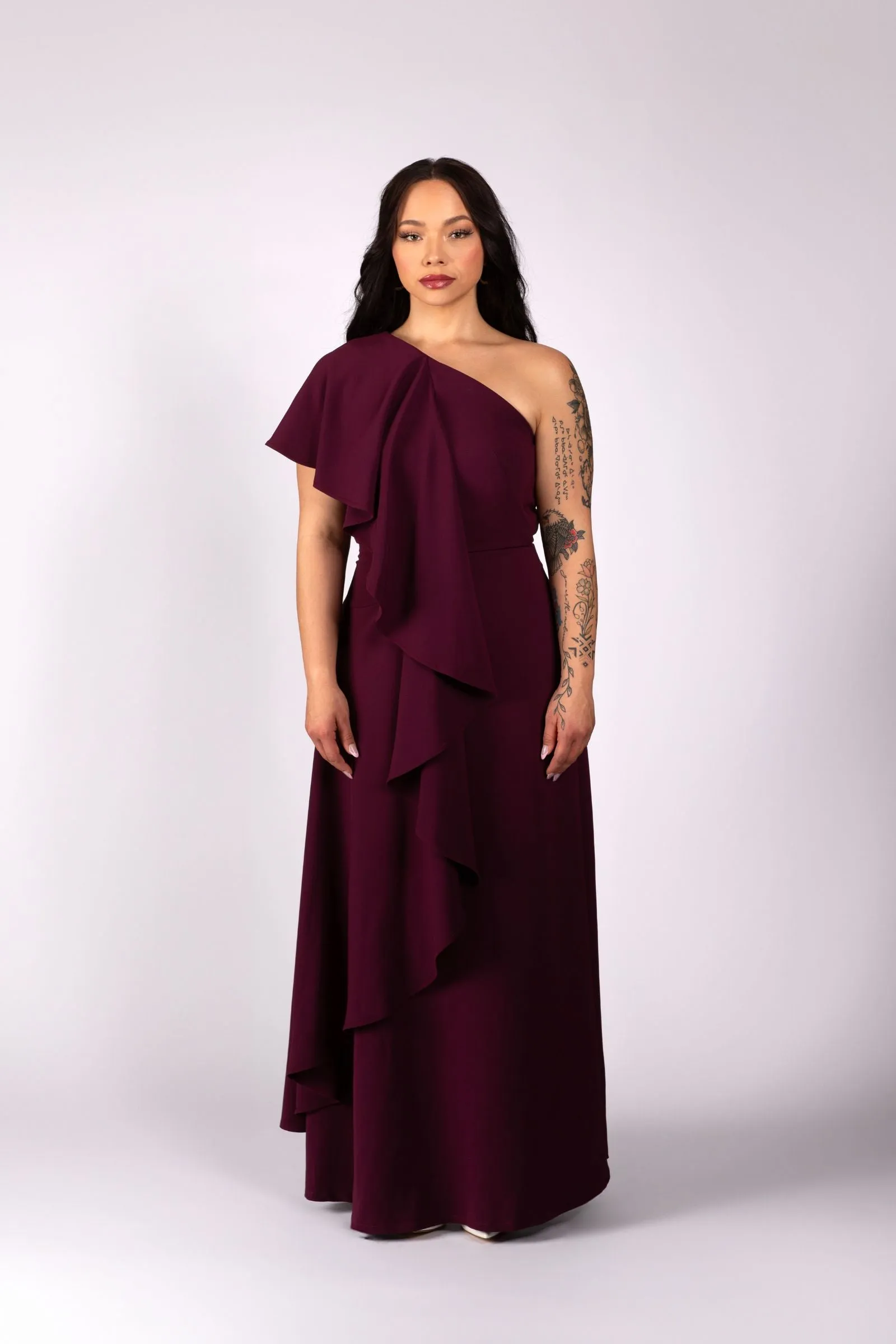 Asymmetric Drape Gown sold by Lesley Hampton product image thumbnail 2