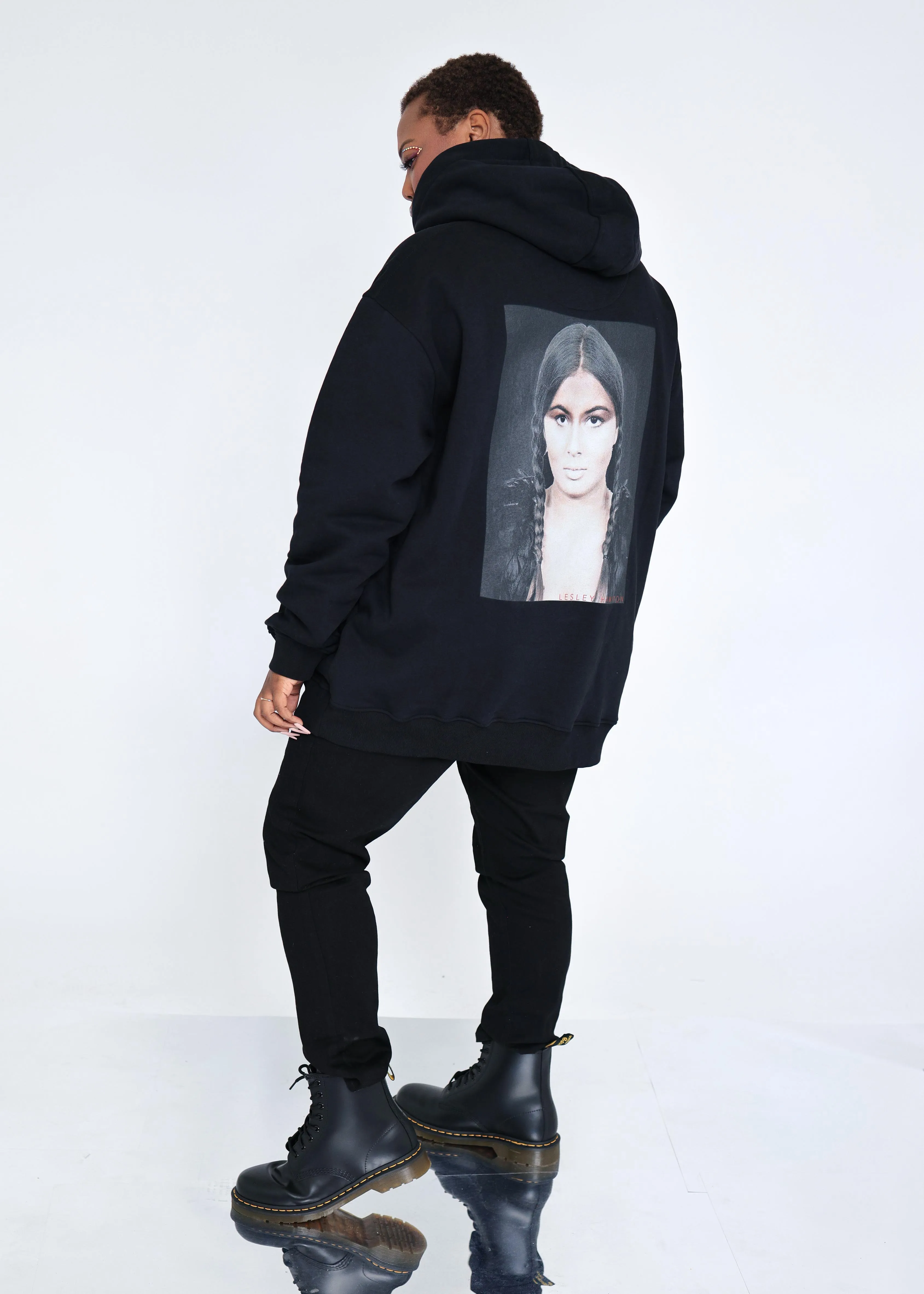 LH Graphic Hoodie sold by Lesley Hampton product image thumbnail 2