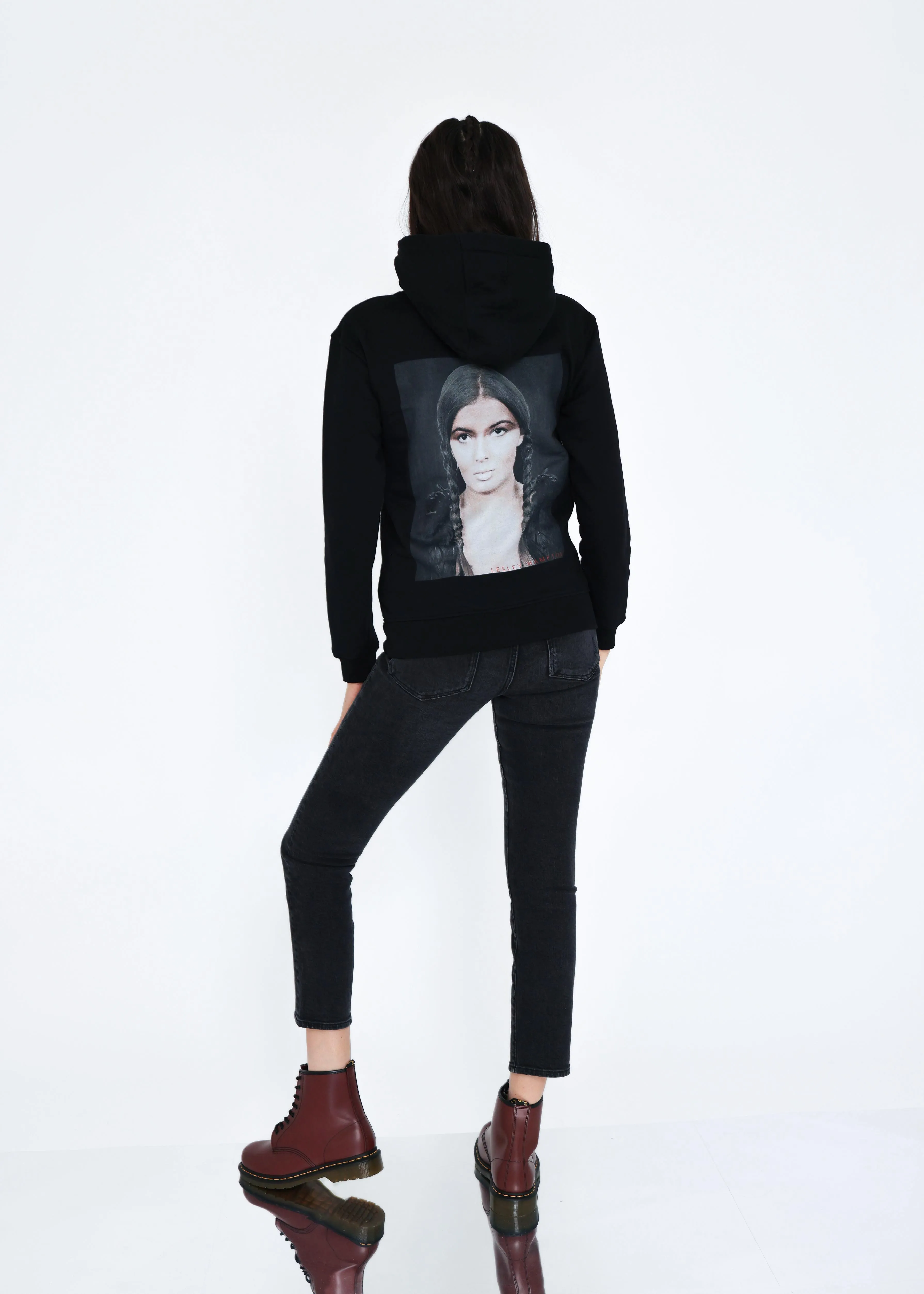 LH Graphic Hoodie sold by Lesley Hampton product image thumbnail 3