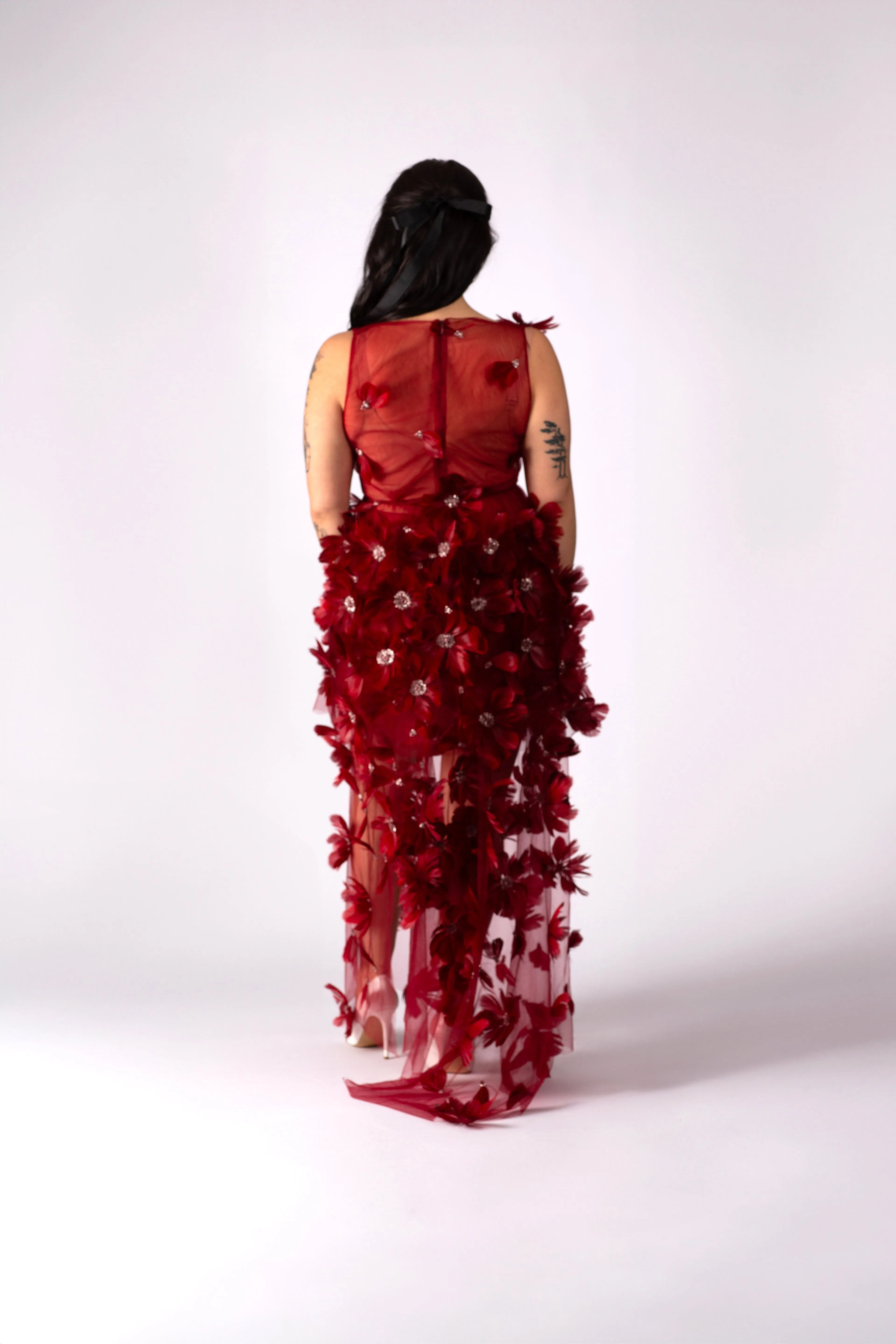 Feather Floral Maxi Dress (Pre-Sale) sold by Lesley Hampton product image thumbnail 2