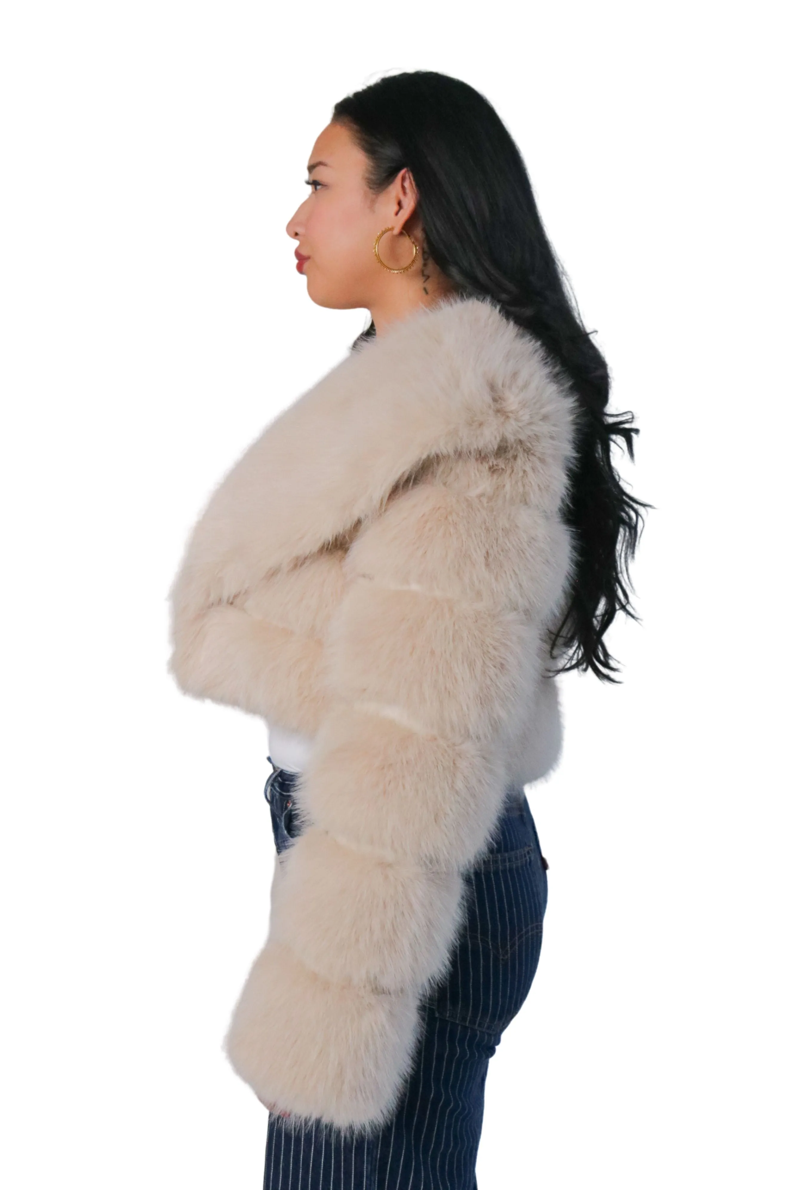 Cropped Fur Jacket sold by Lesley Hampton product image thumbnail 5