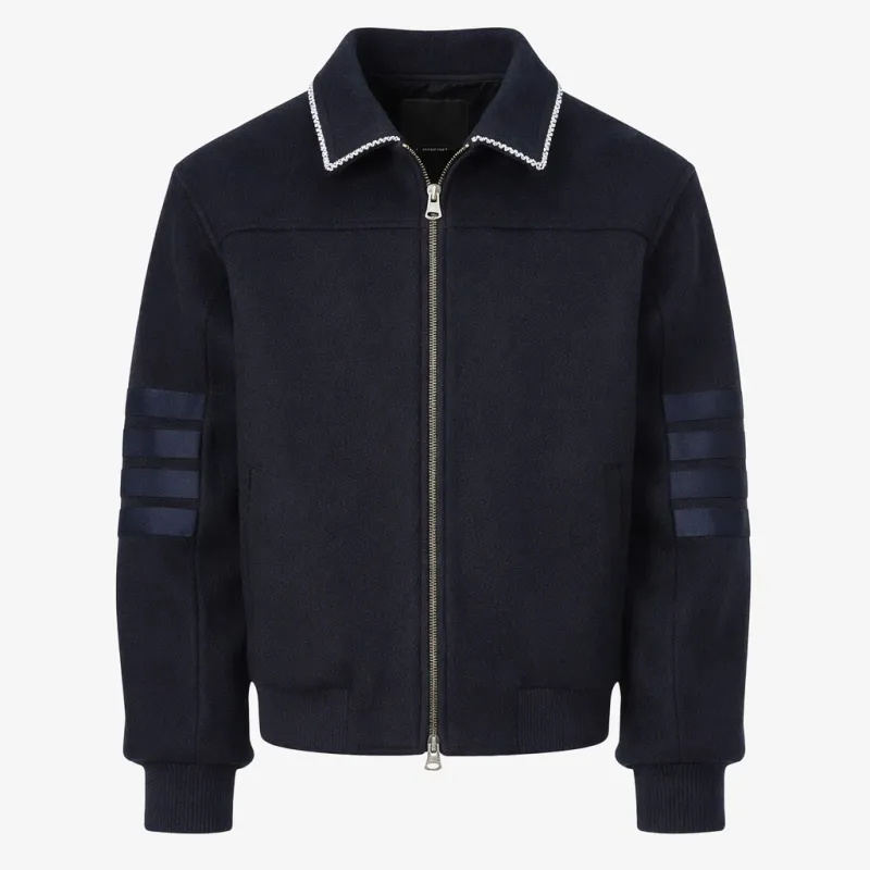 Beaded Wool Bomber Jacket (Pre-Sale) sold by Lesley Hampton