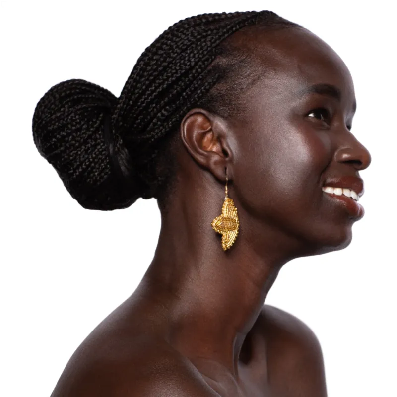 Gold and Silver Beaded Petals sold by Lesley Hampton