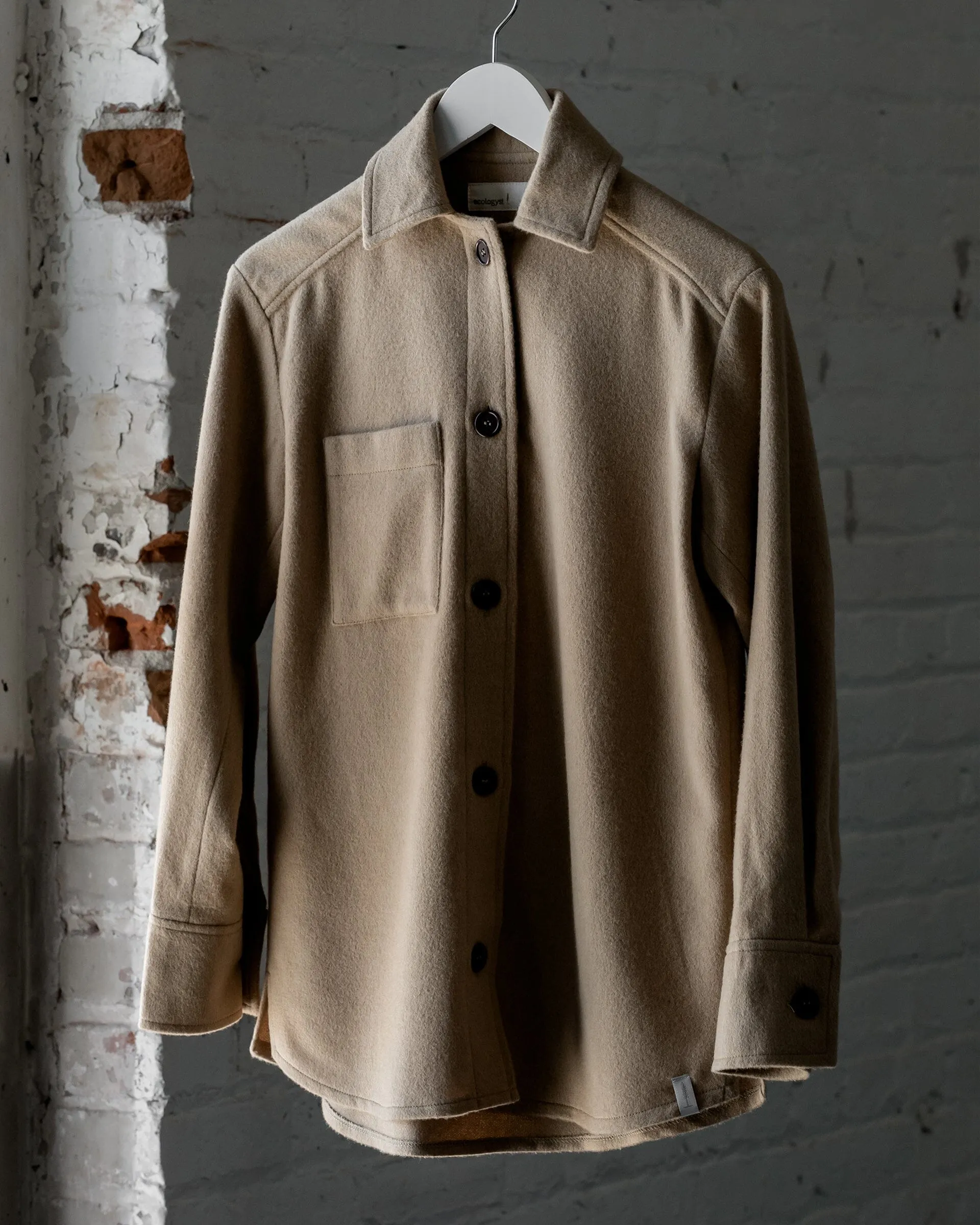 The Camel Overshirt sold by Ecologyst