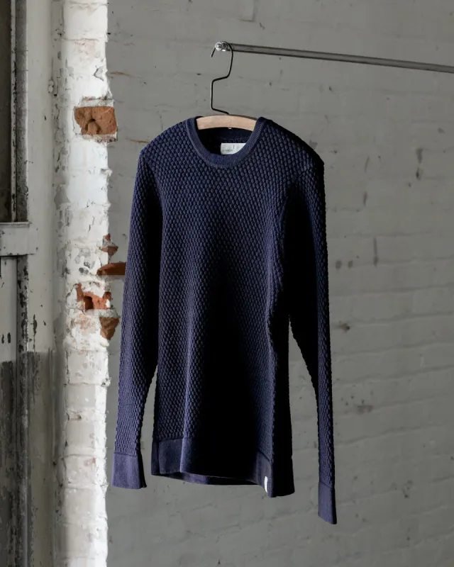 The Merino Sweater - Navy sold by Ecologyst