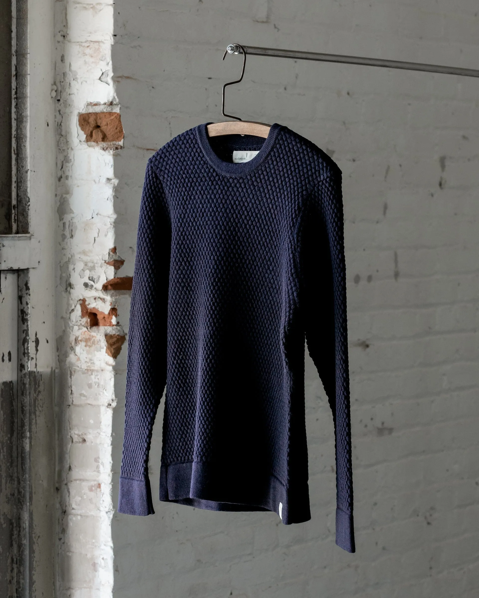 The Merino Sweater - Navy sold by Ecologyst