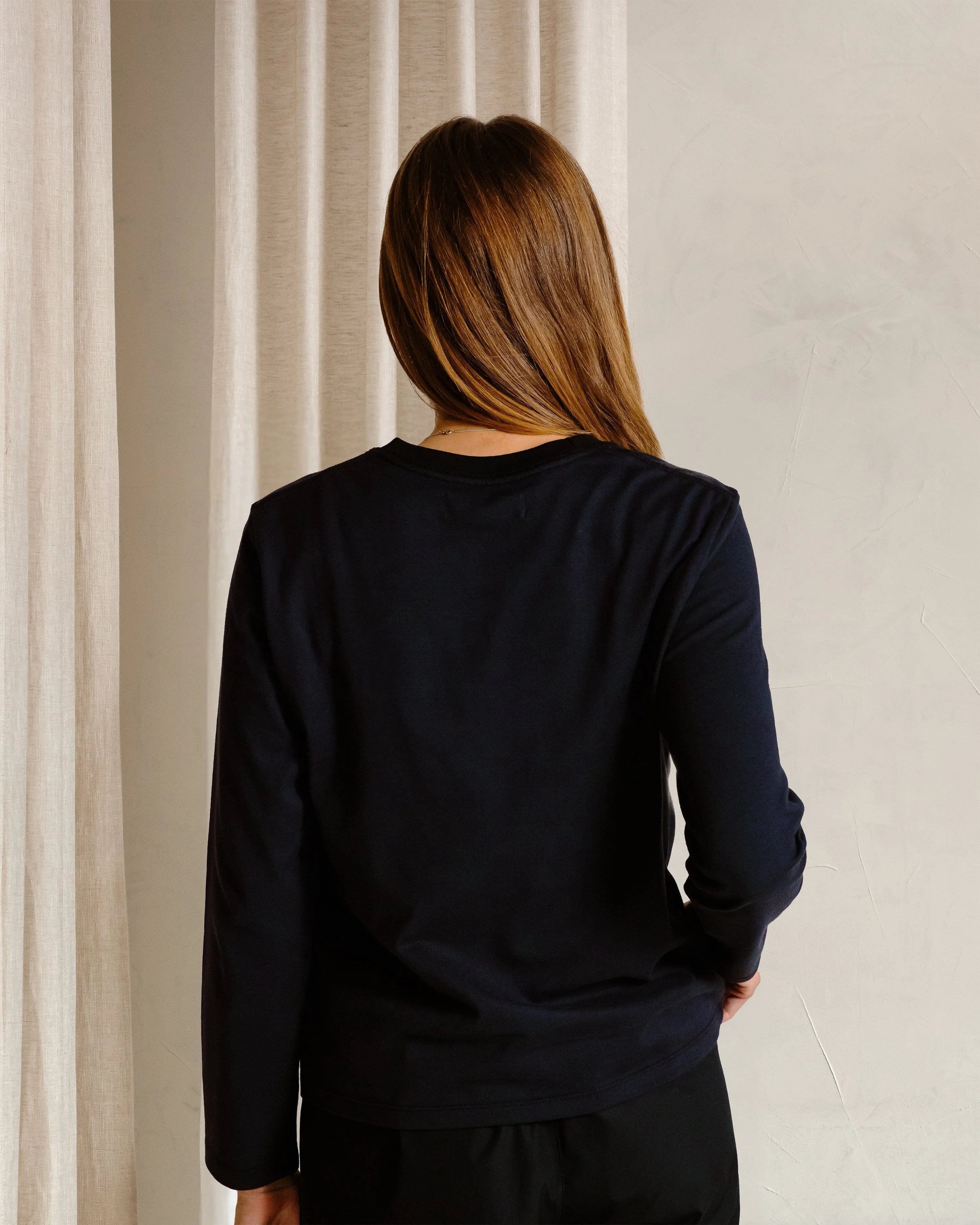 The Womens Midweight Organic Cotton Long Sleeve sold by Ecologyst product image thumbnail 3
