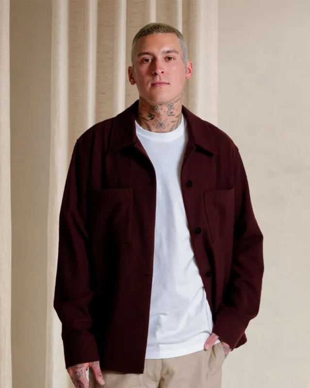 The Wool Field Overshirt sold by Ecologyst