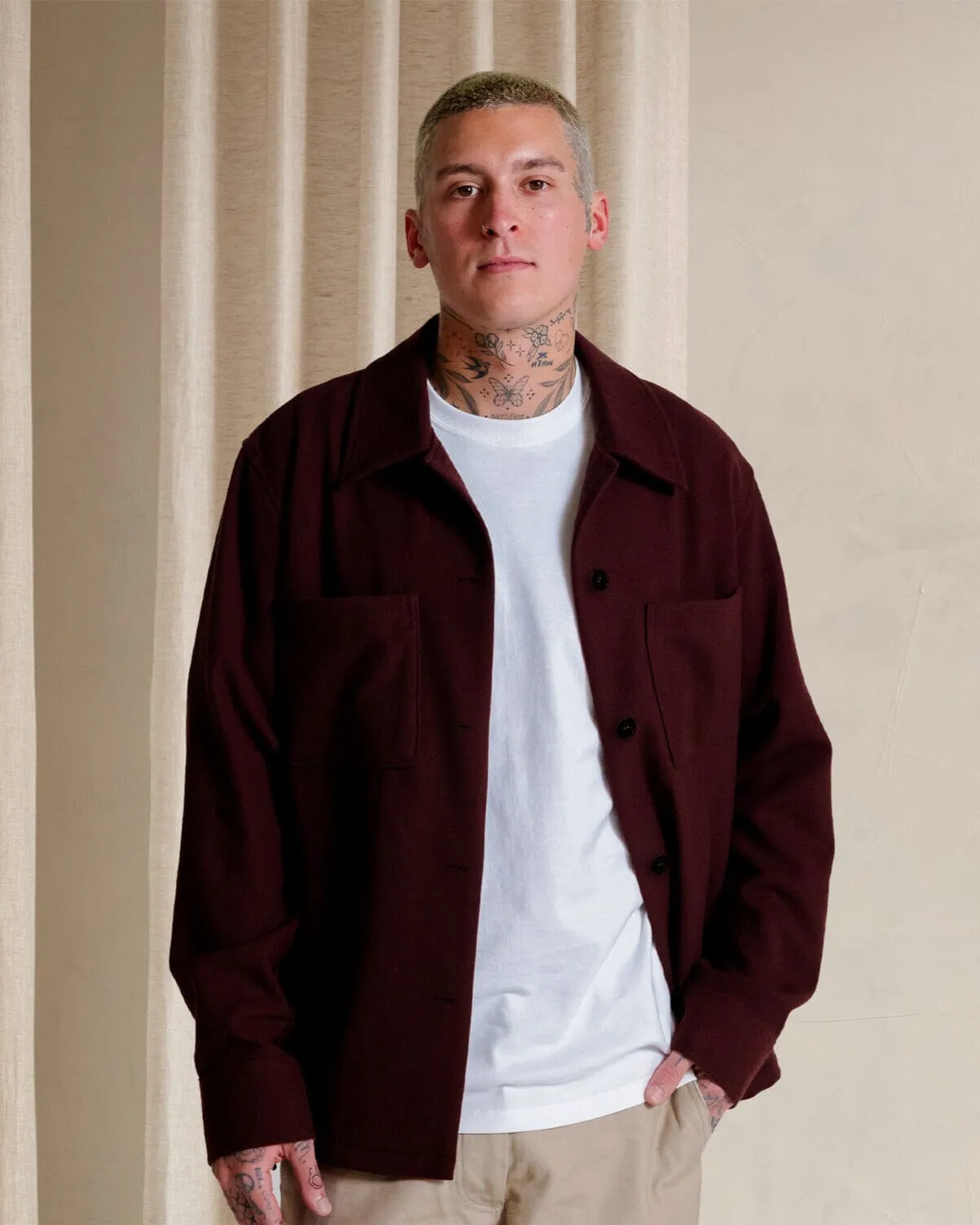 The Wool Field Overshirt sold by Ecologyst