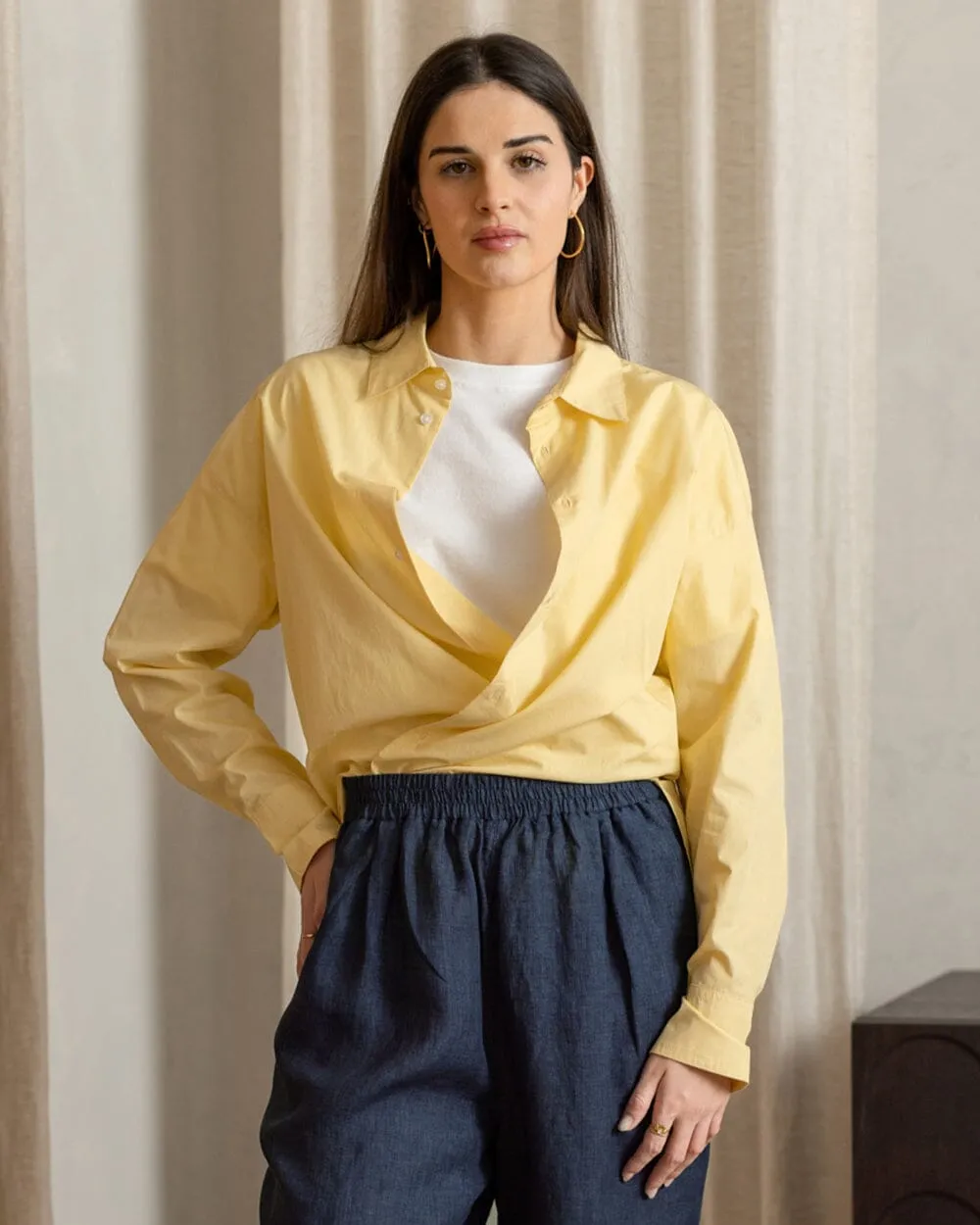 The Womens Organic Poplin Shirt sold by Ecologyst