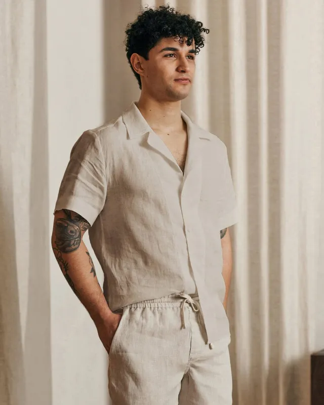 The Mens Linen Short Sleeve Shirt sold by Ecologyst
