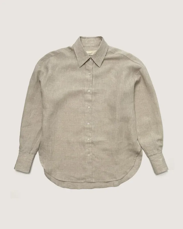 The Womens Linen Long Sleeve Shirt sold by Ecologyst