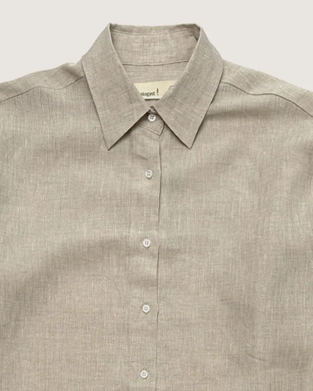The Womens Linen Long Sleeve Shirt sold by Ecologyst product image thumbnail 4