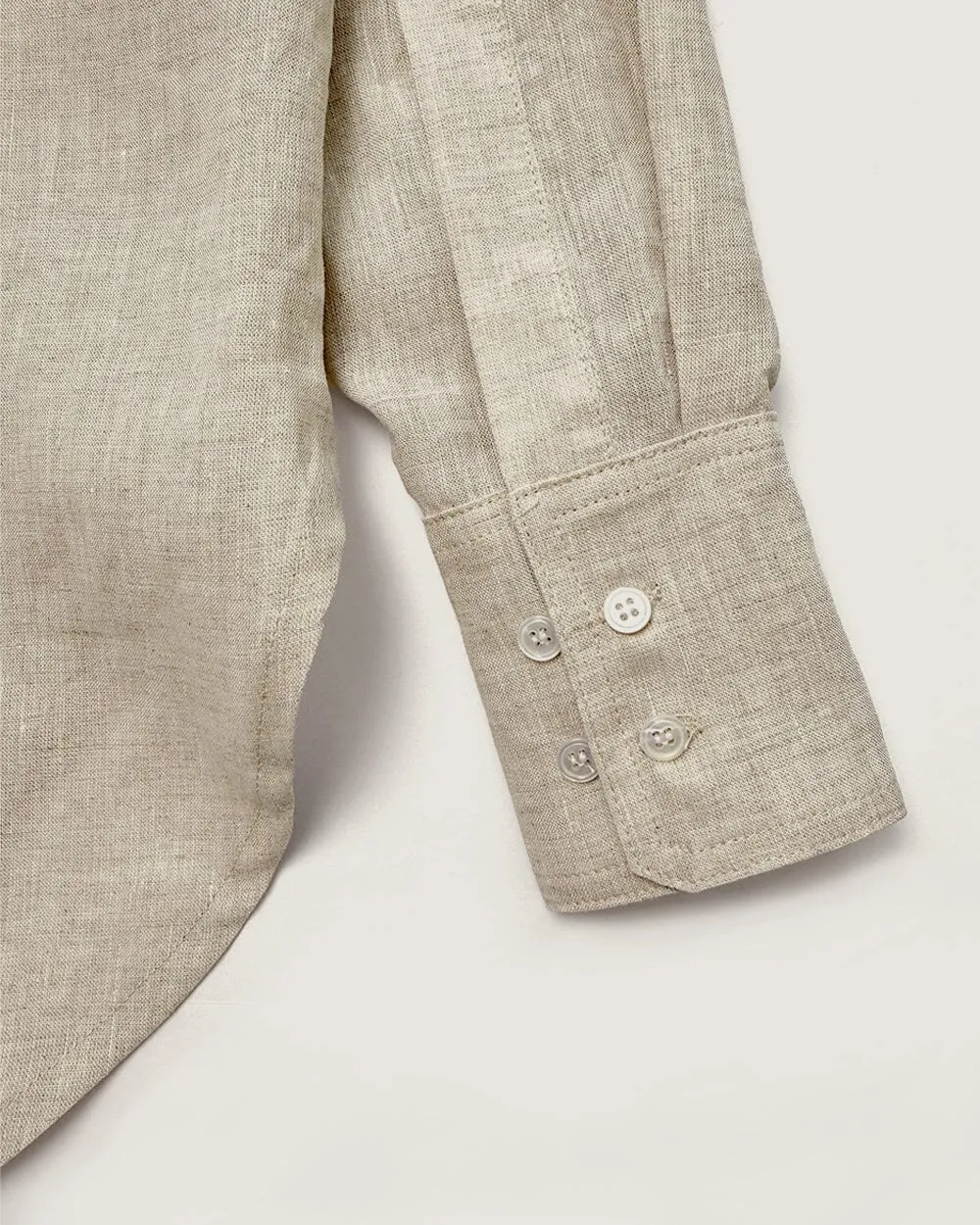 The Womens Linen Long Sleeve Shirt sold by Ecologyst product image thumbnail 3