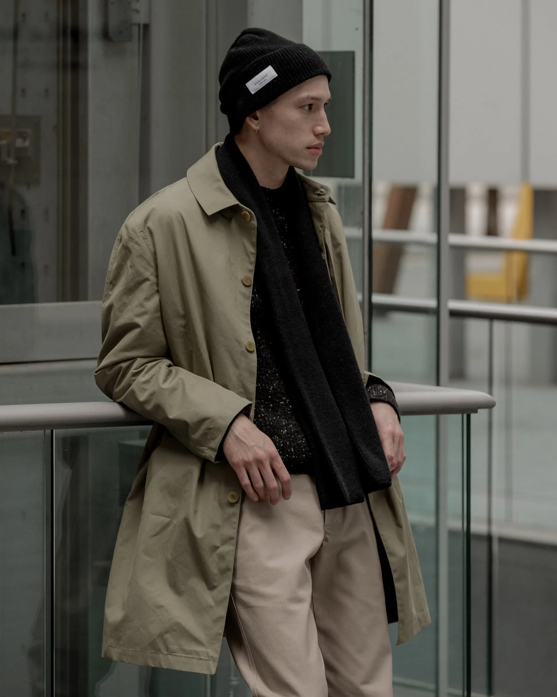 The Ribbed Merino/Cashmere Toque sold by Ecologyst product image thumbnail 2