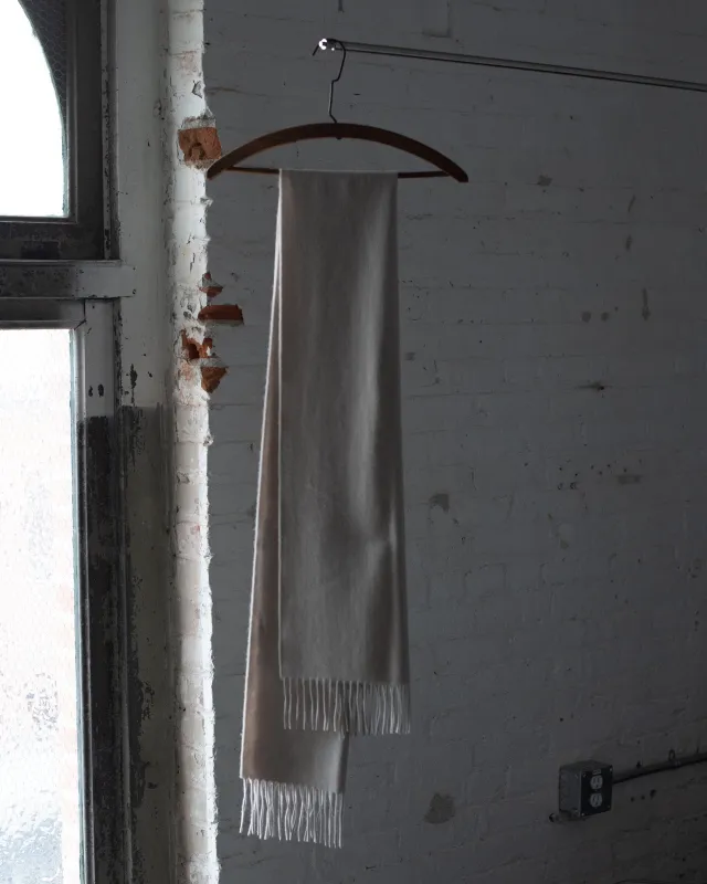 Begg x Co Classic Cashmere Scarf made by Ecologyst