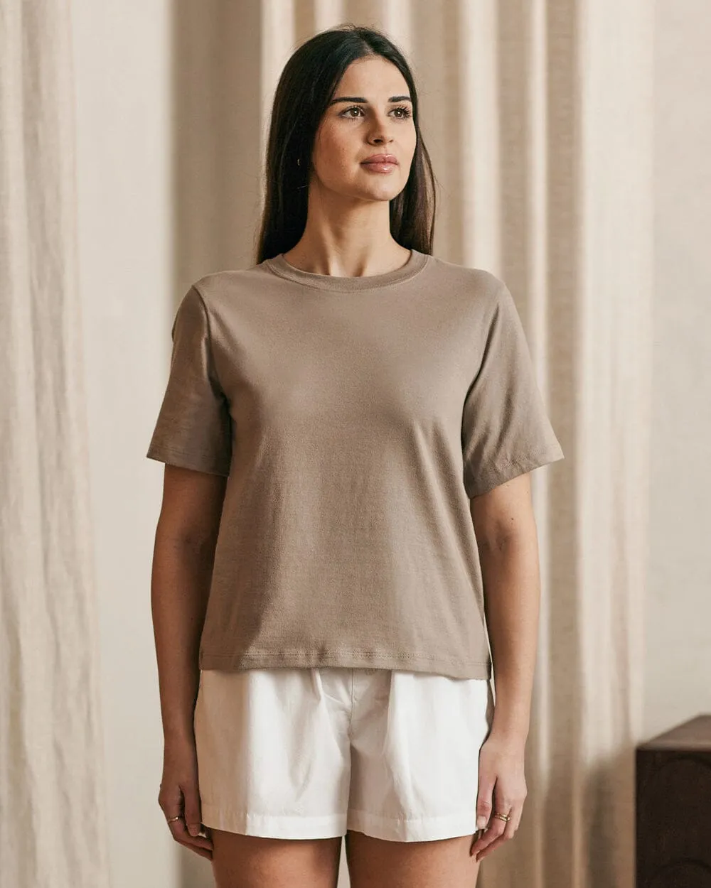 The Womens Midweight Organic Cotton Tee sold by Ecologyst