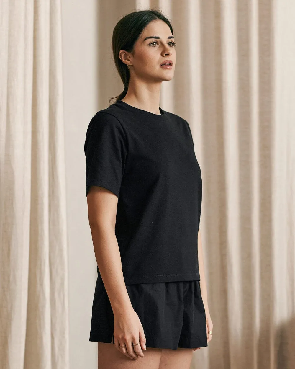 The Womens Midweight Organic Cotton Tee sold by Ecologyst product image thumbnail 2