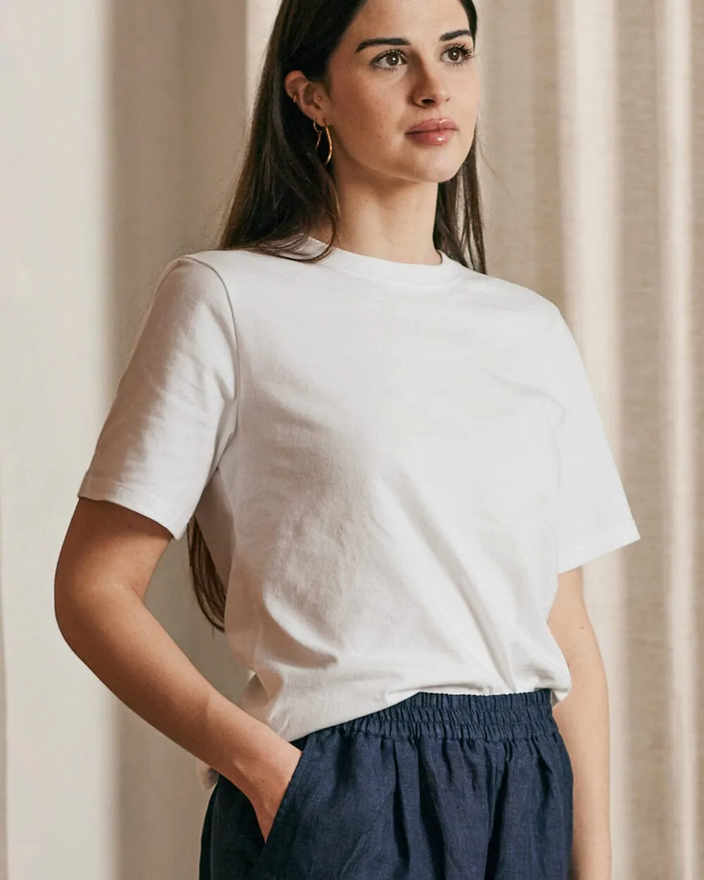 The Womens Midweight Organic Cotton Tee sold by Ecologyst product image thumbnail 3