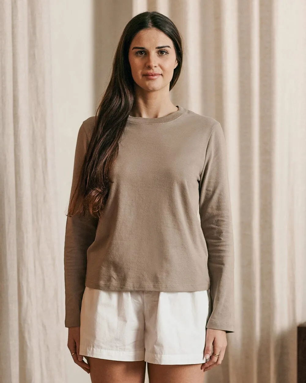 The Womens Midweight Organic Cotton Long Sleeve sold by Ecologyst