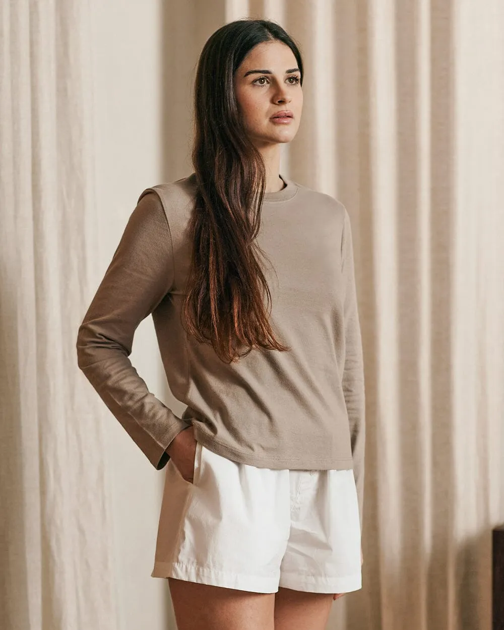 The Womens Midweight Organic Cotton Long Sleeve sold by Ecologyst product image thumbnail 2