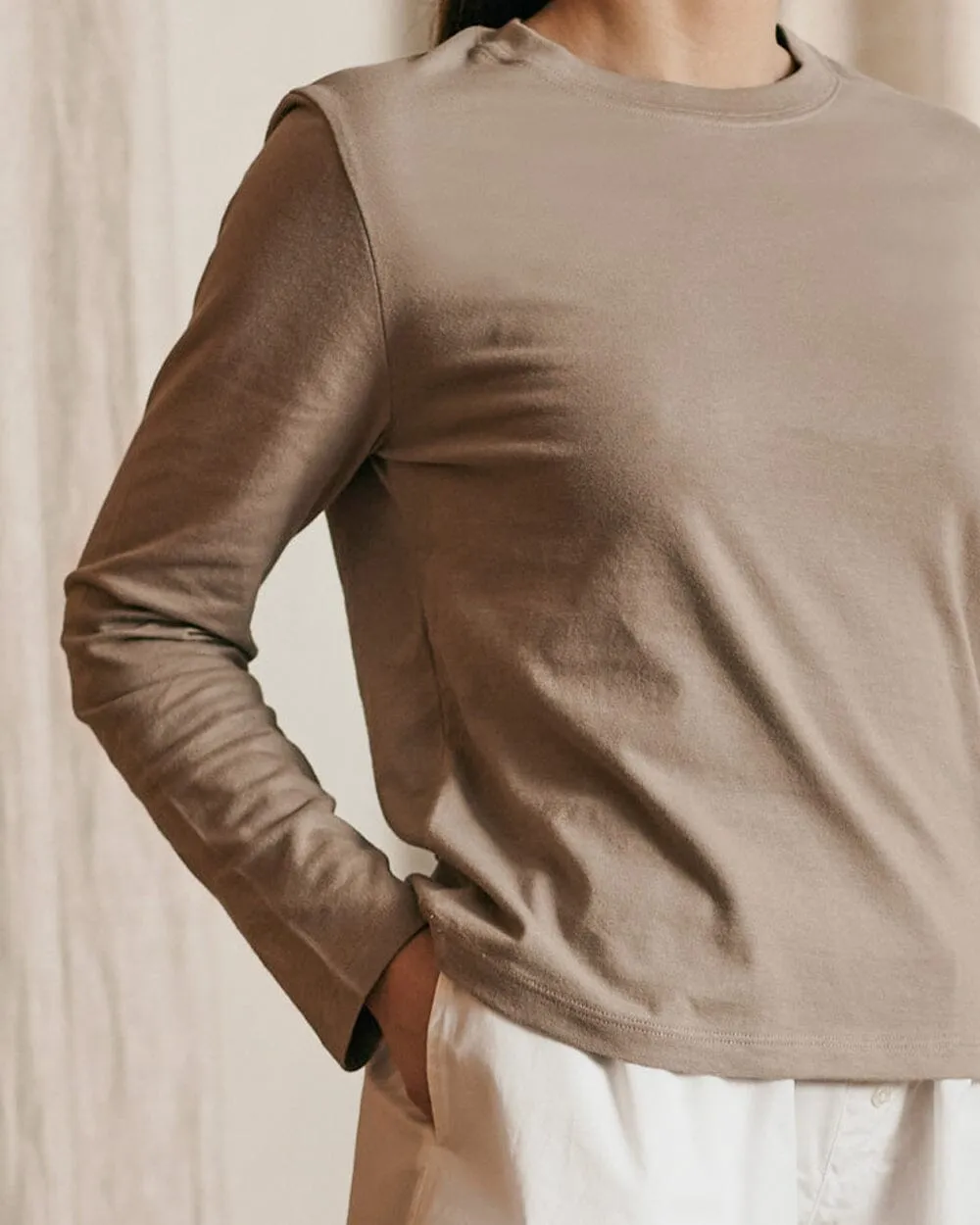 The Womens Midweight Organic Cotton Long Sleeve sold by Ecologyst product image thumbnail 3