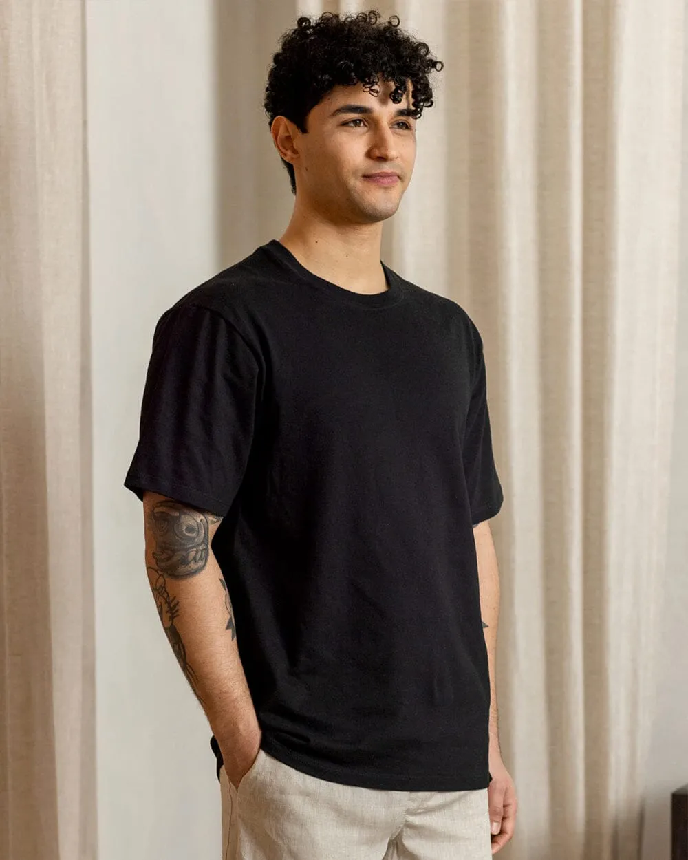 The Mens Midweight Organic Cotton Tee sold by Ecologyst product image thumbnail 2