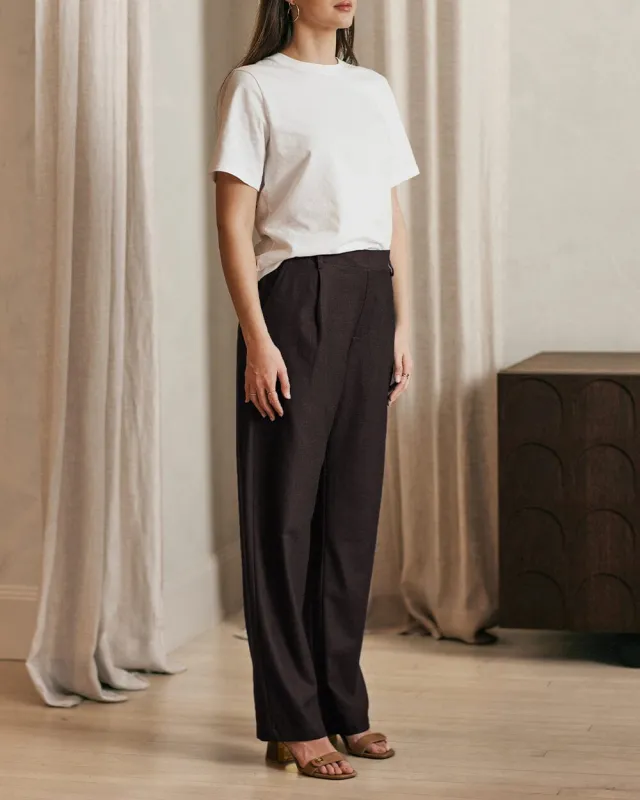 The Womens Easy Wool Pant made by Ecologyst