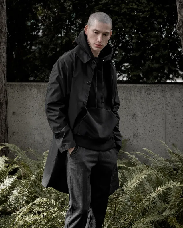 A.P.C. A.P.C. Mac Ville Trench Coat - Dark Navy Blue | Parallel