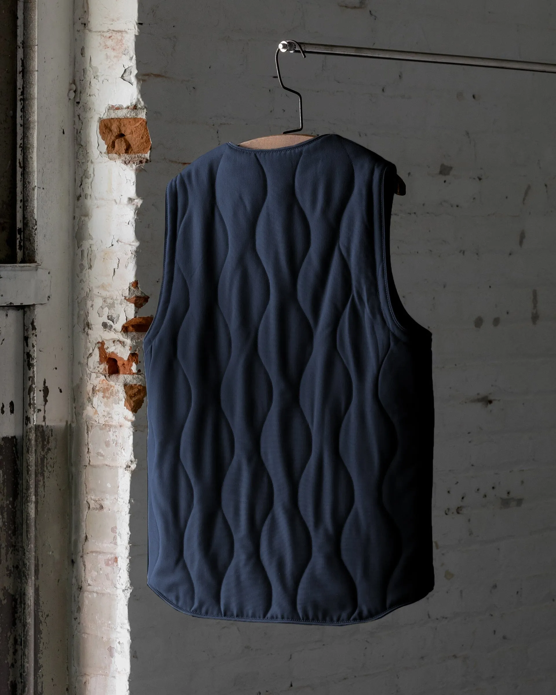 The Mens Quilted Wool Vest sold by Ecologyst product image thumbnail 3
