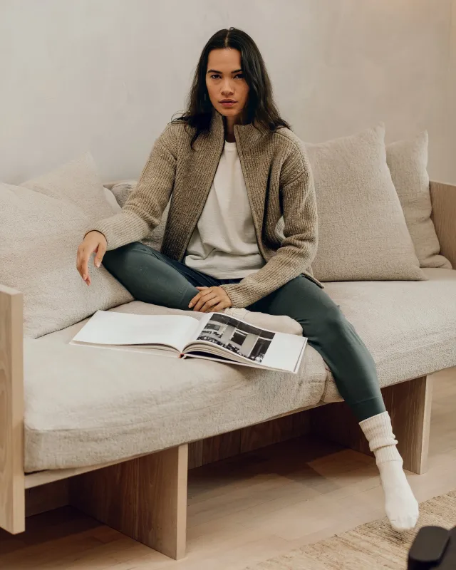 The Womens Fisherman Full Zip sold by Ecologyst