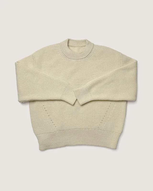 The Womens Climate Beneficial Fisherman Sweater sold by Ecologyst