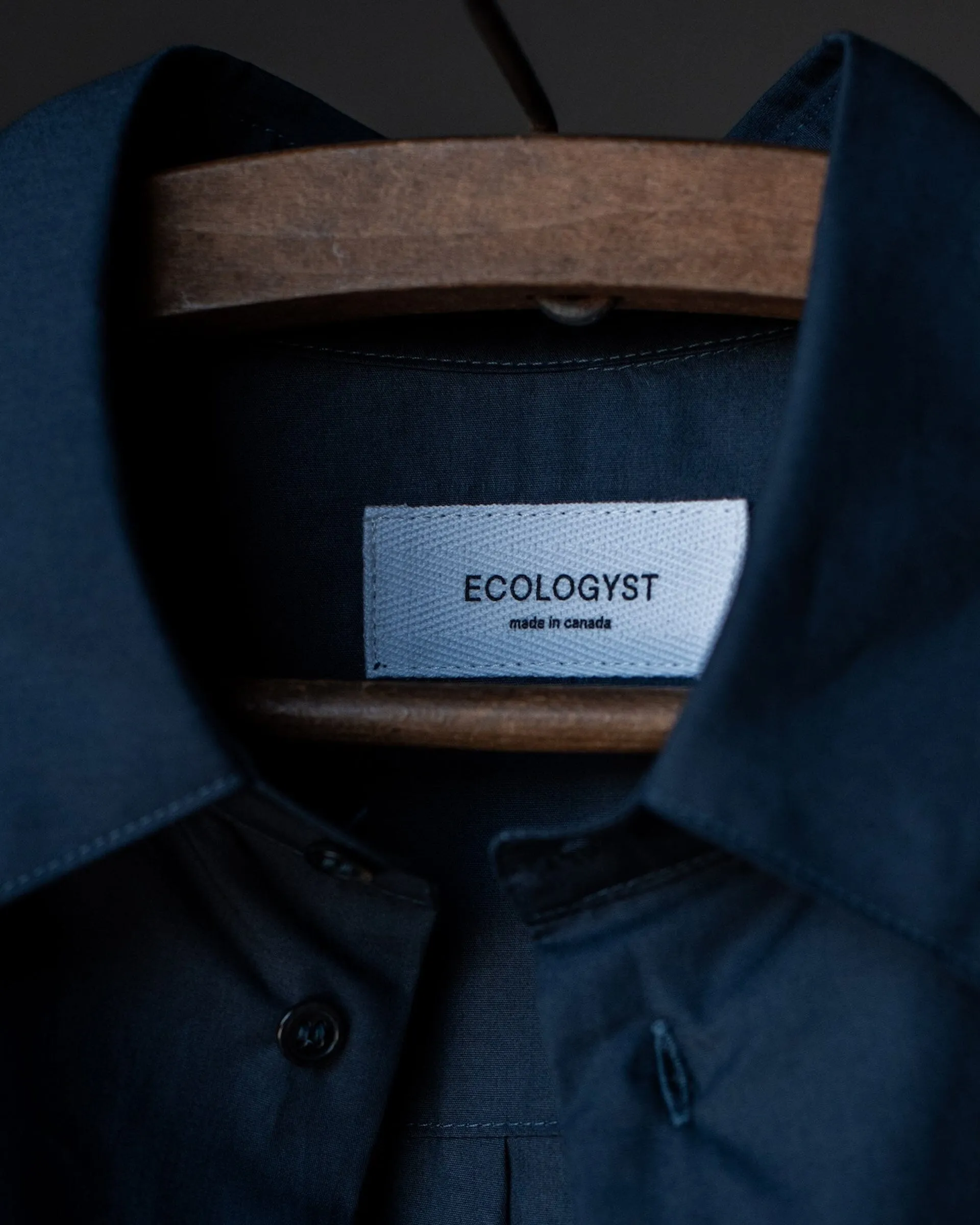 The Womens Organic Poplin Shirt sold by Ecologyst product image thumbnail 3