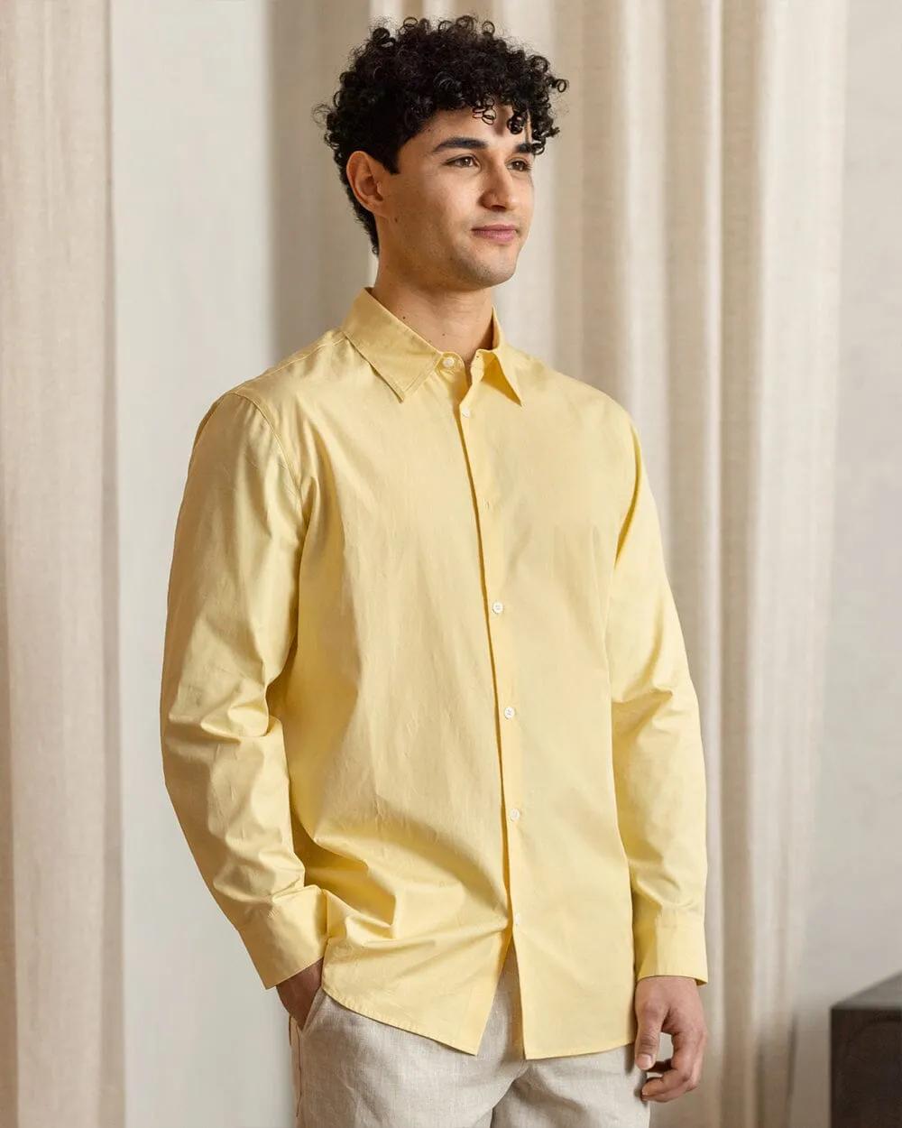 The Mens Organic Poplin Shirt sold by Ecologyst