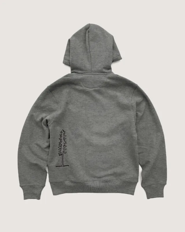 The Cotton Deadstock Tree Hoodie made by Ecologyst