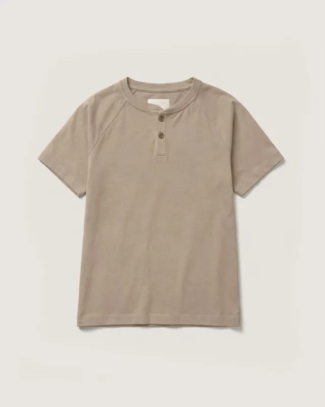 The Mens Organic Cotton Henley Tee made by Ecologyst