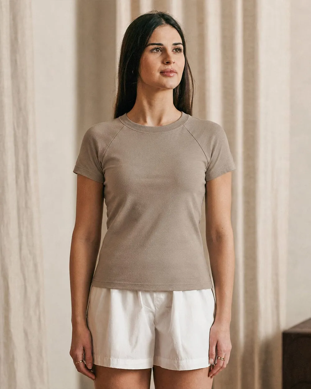 The Womens Organic Cotton Raglan Tee sold by Ecologyst product image thumbnail 2