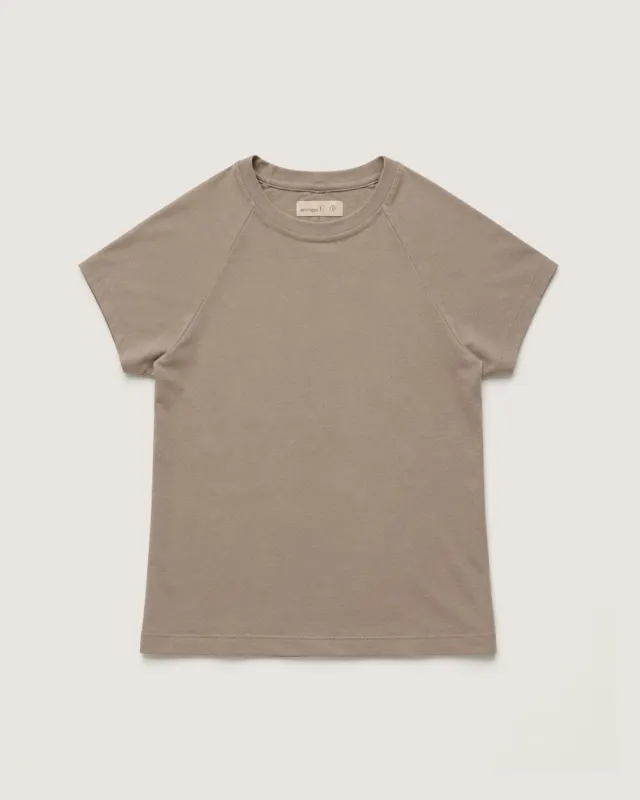 The Womens Organic Cotton Raglan Tee made by Ecologyst