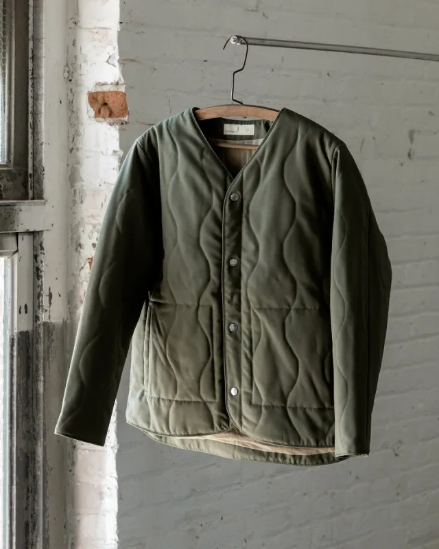 The Womens Quilted Wool Liner Jacket sold by Ecologyst