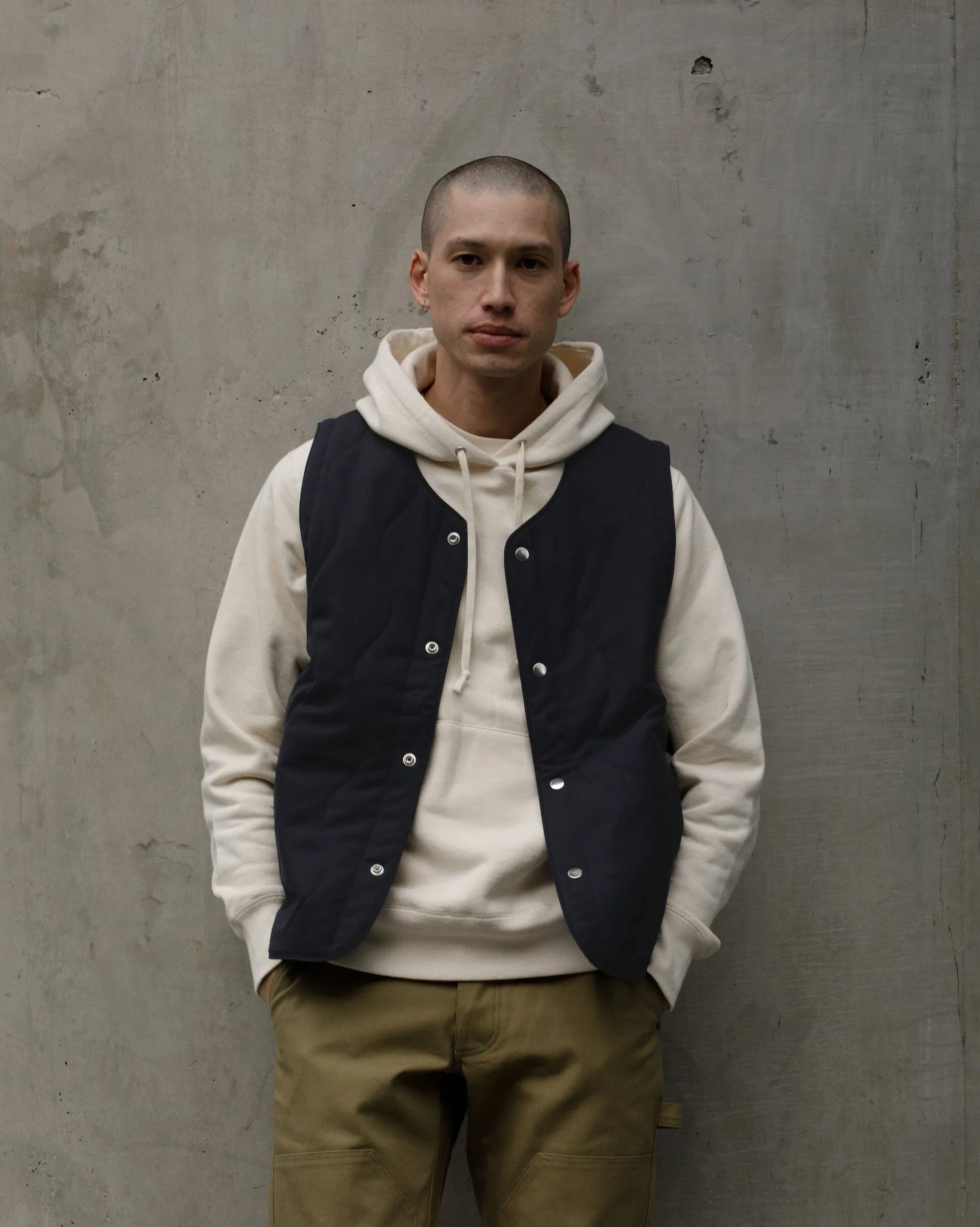 The Mens Quilted Wool Vest sold by Ecologyst product image thumbnail 5