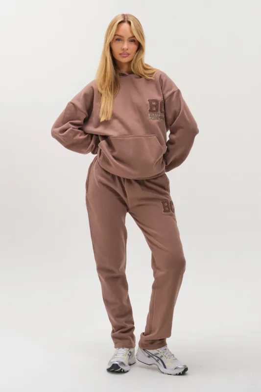 Etty Fleece Tracksuit - Mink Brown sold by B Couture