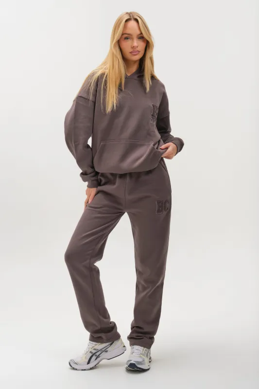 Etty Fleece Tracksuit - Charcoal sold by B Couture