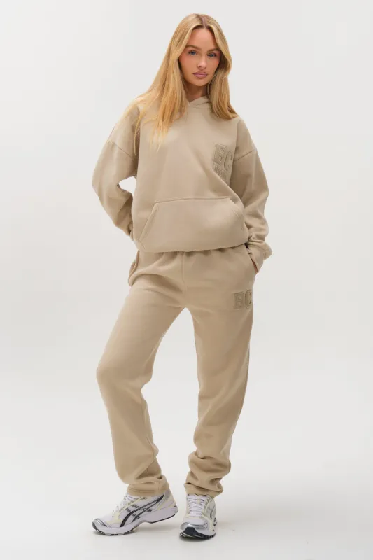 Etty Fleece Tracksuit - Stone sold by B Couture